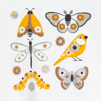 تيشيرت برسوم حشرات ناتئة...